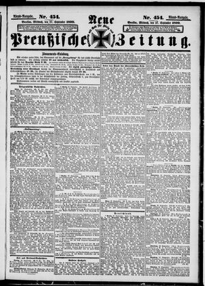 Neue preußische Zeitung vom 27.09.1899