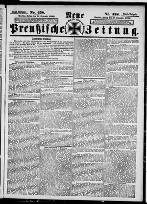 Neue preußische Zeitung vom 29.09.1899