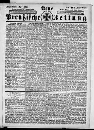 Neue preußische Zeitung vom 04.10.1899