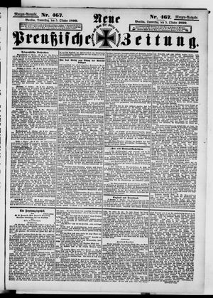 Neue preußische Zeitung vom 05.10.1899