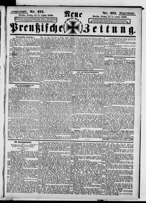 Neue preußische Zeitung vom 10.10.1899