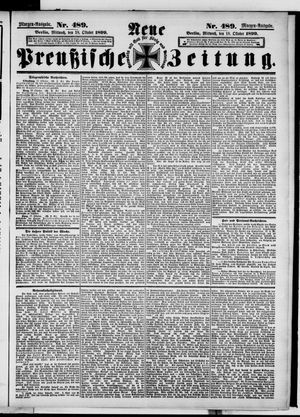 Neue preußische Zeitung vom 18.10.1899