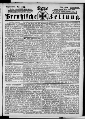 Neue preußische Zeitung vom 19.10.1899