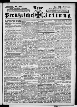 Neue preußische Zeitung vom 20.10.1899