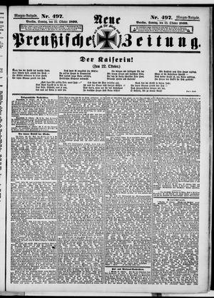 Neue preußische Zeitung vom 22.10.1899