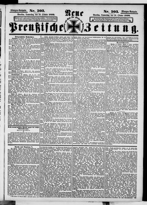 Neue preußische Zeitung vom 26.10.1899