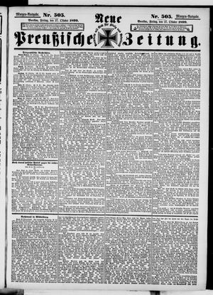 Neue preußische Zeitung vom 27.10.1899