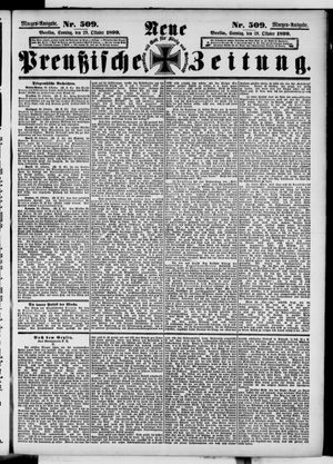 Neue preußische Zeitung vom 29.10.1899