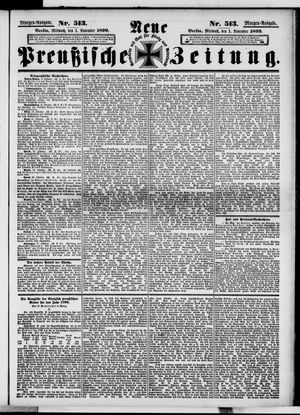 Neue preußische Zeitung vom 01.11.1899