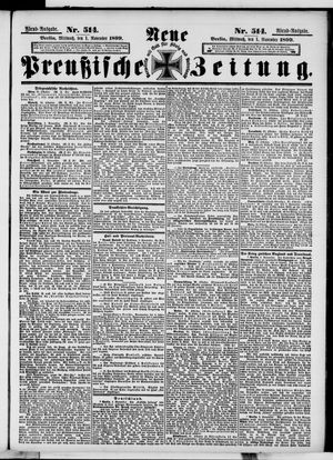 Neue preußische Zeitung vom 01.11.1899