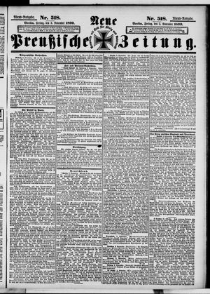Neue preußische Zeitung vom 03.11.1899