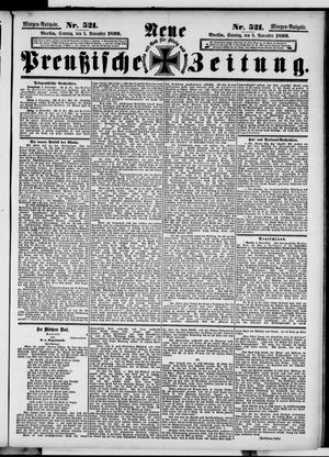 Neue preußische Zeitung vom 05.11.1899