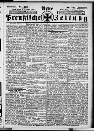 Neue preußische Zeitung vom 06.11.1899