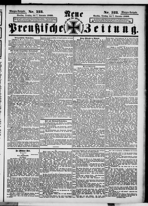 Neue preußische Zeitung vom 07.11.1899