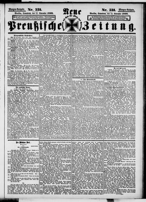 Neue preußische Zeitung on Nov 11, 1899