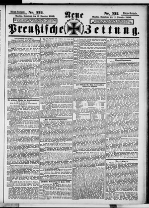 Neue preußische Zeitung on Nov 11, 1899