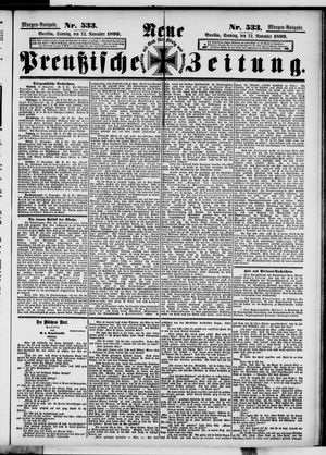 Neue preußische Zeitung vom 12.11.1899