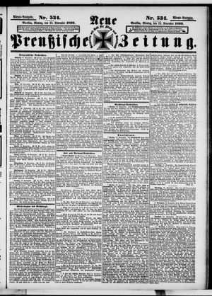 Neue preußische Zeitung vom 13.11.1899