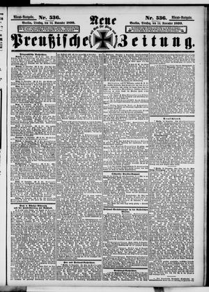 Neue preußische Zeitung vom 14.11.1899