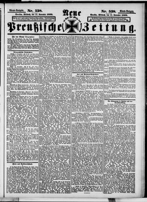 Neue preußische Zeitung vom 15.11.1899