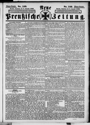 Neue preußische Zeitung vom 18.11.1899