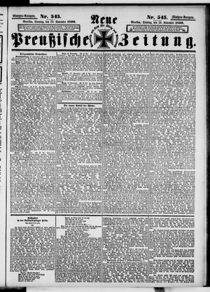 Neue preußische Zeitung vom 19.11.1899