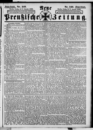 Neue preußische Zeitung vom 21.11.1899