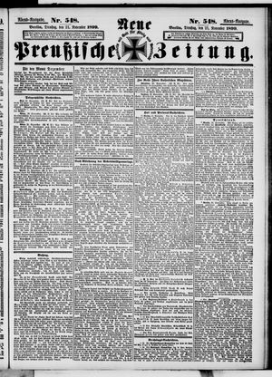 Neue preußische Zeitung vom 21.11.1899