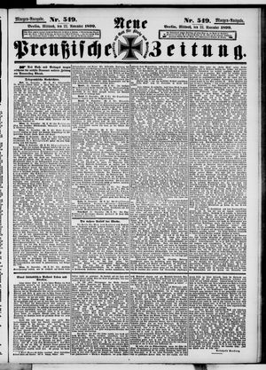 Neue preußische Zeitung vom 22.11.1899