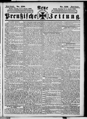 Neue preußische Zeitung vom 23.11.1899