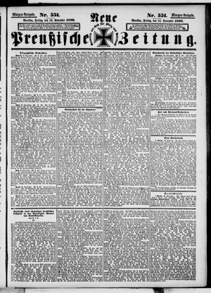 Neue preußische Zeitung on Nov 24, 1899
