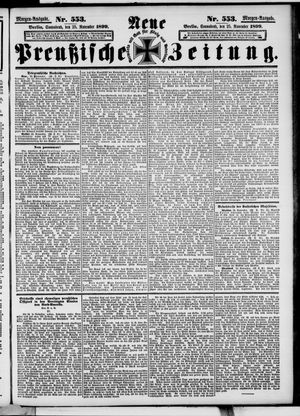 Neue preußische Zeitung vom 25.11.1899