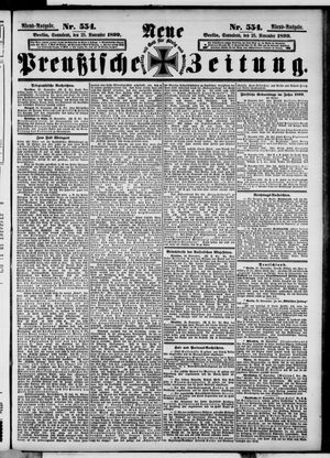 Neue preußische Zeitung vom 25.11.1899