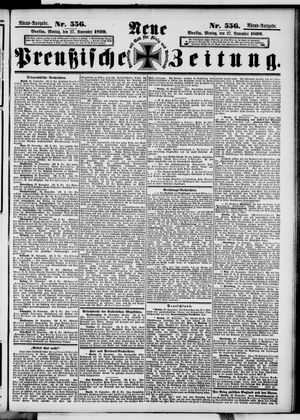 Neue preußische Zeitung vom 27.11.1899