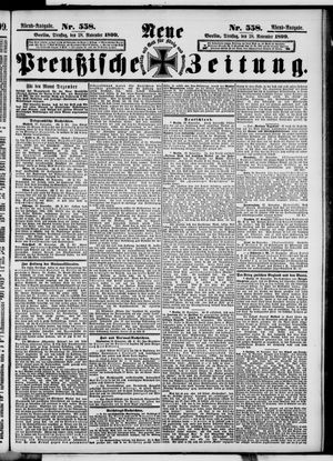 Neue preußische Zeitung vom 28.11.1899