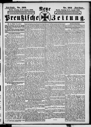 Neue preußische Zeitung vom 30.11.1899