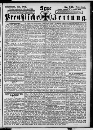 Neue preußische Zeitung vom 02.12.1899