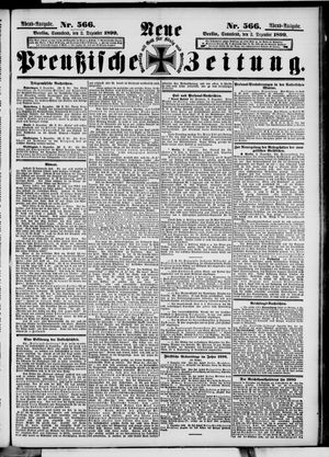 Neue preußische Zeitung vom 02.12.1899