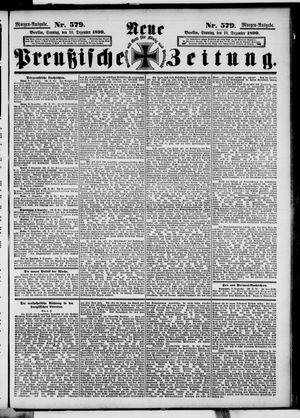 Neue preußische Zeitung vom 10.12.1899