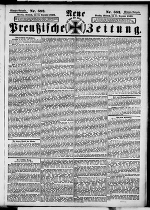 Neue preußische Zeitung vom 13.12.1899