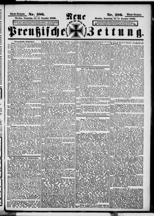 Neue preußische Zeitung on Dec 14, 1899