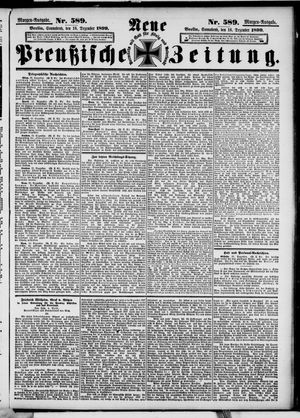 Neue preußische Zeitung vom 16.12.1899