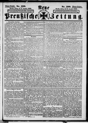 Neue preußische Zeitung vom 22.12.1899