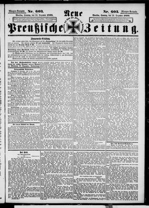 Neue preußische Zeitung on Dec 24, 1899