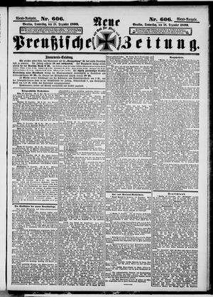 Neue preußische Zeitung vom 28.12.1899
