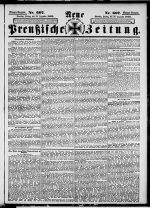 Neue preußische Zeitung vom 29.12.1899