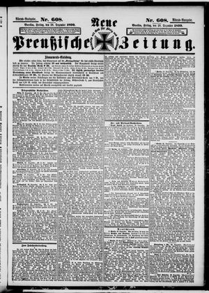 Neue preußische Zeitung vom 29.12.1899