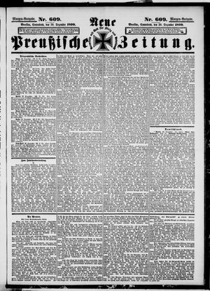 Neue preußische Zeitung vom 30.12.1899