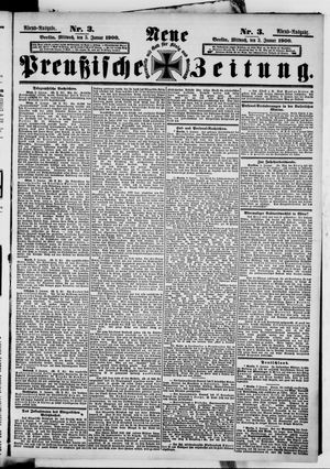Neue preußische Zeitung vom 03.01.1900