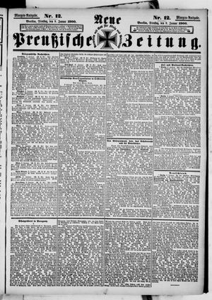 Neue preußische Zeitung vom 09.01.1900